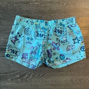 Old Navy | Kids Printed Pull-On Utility Shorts | Blue Pattern | S (6-7)